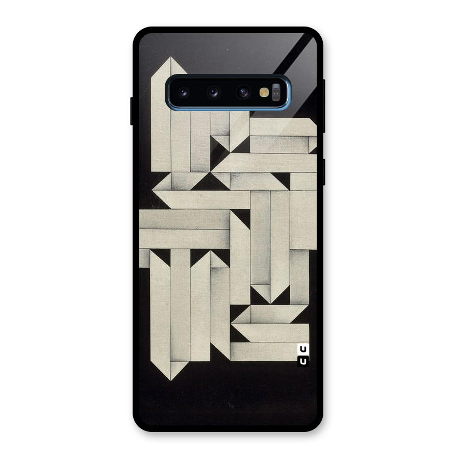 Ancient Rugged Glass Back Case for Galaxy S10