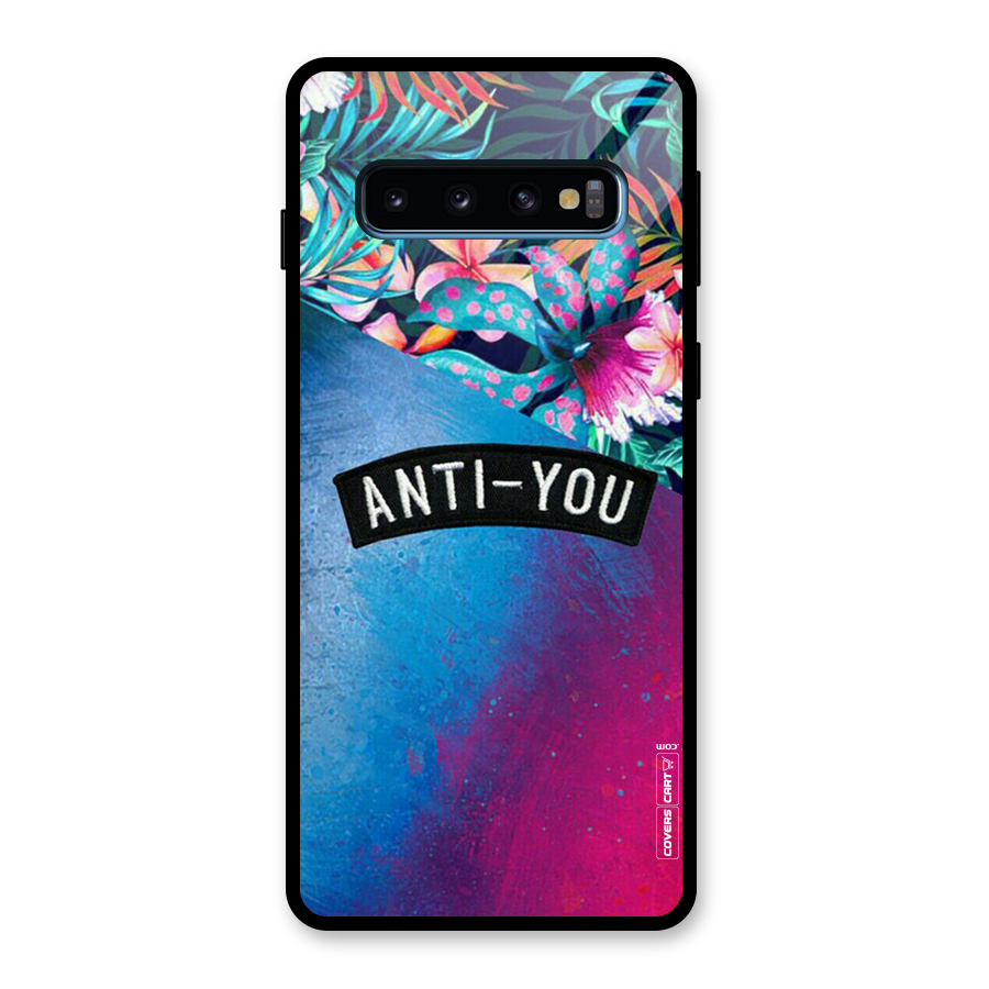 Anti You Glass Back Case for Galaxy S10