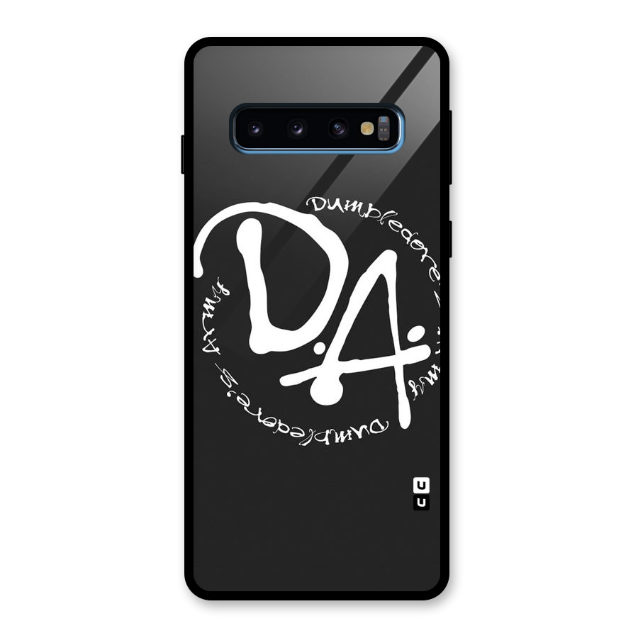 Army Strong Glass Back Case for Galaxy S10