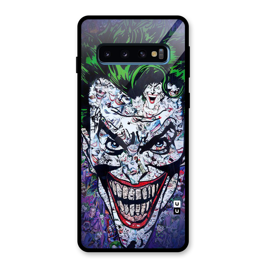 Art Face Glass Back Case for Galaxy S10