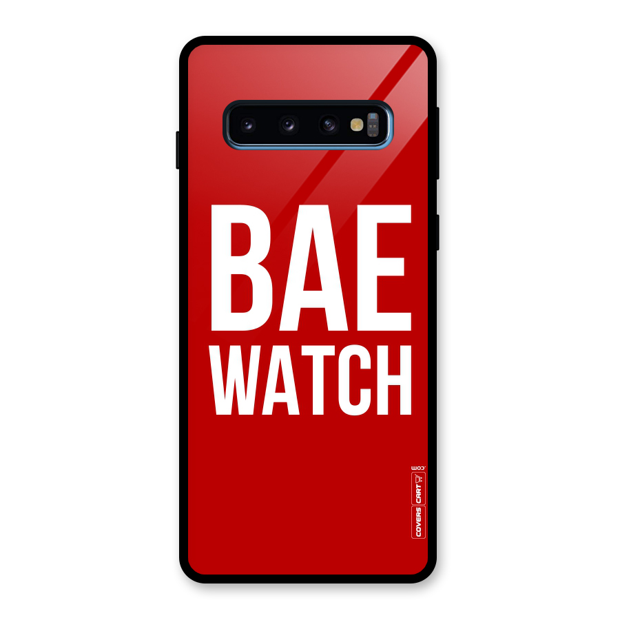 Bae Watch Glass Back Case for Galaxy S10