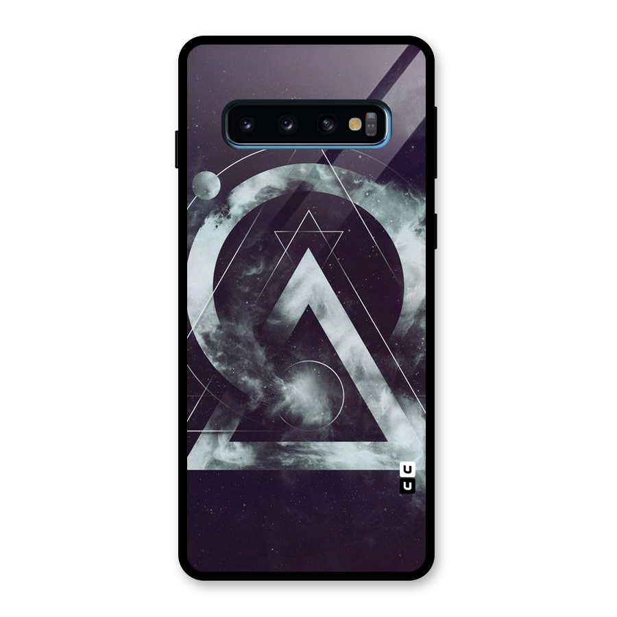 Basic Galaxy Shape Glass Back Case for Galaxy S10