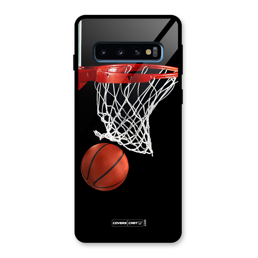 Basketball Glass Back Case for Galaxy S10
