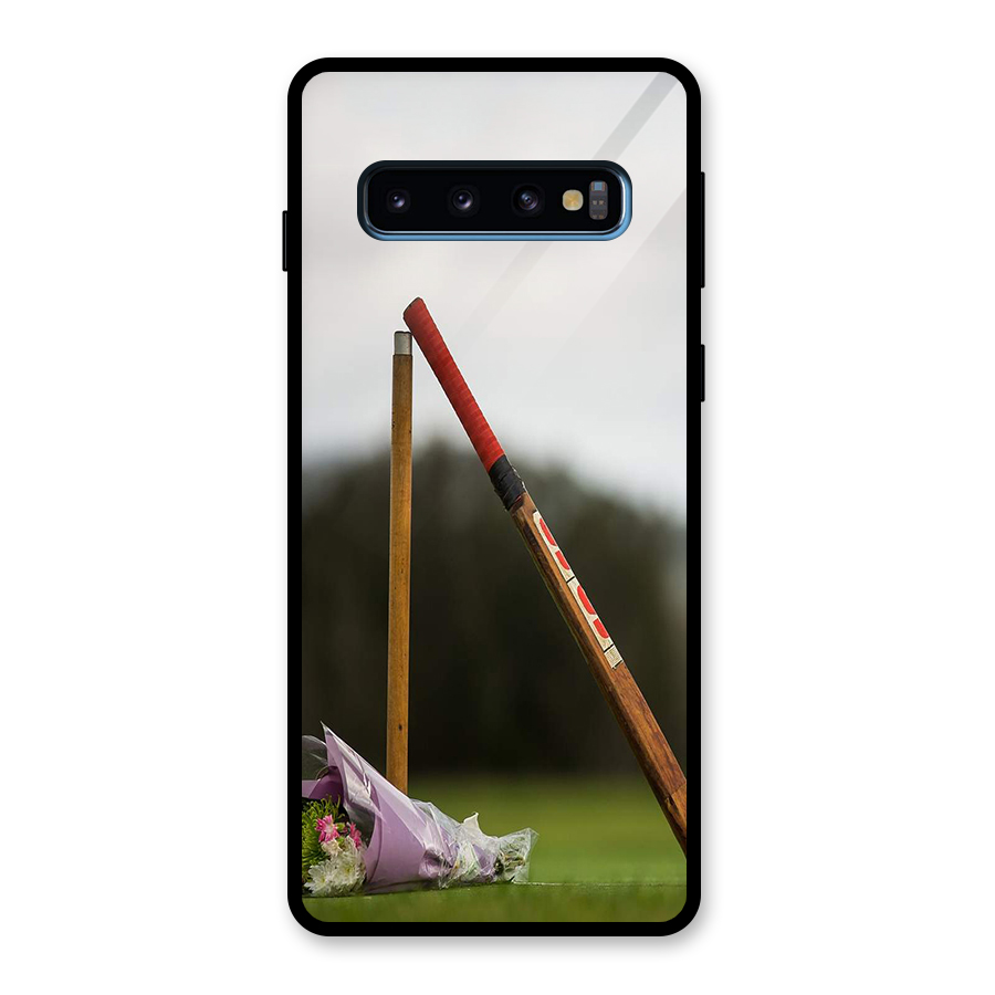 Bat Wicket Glass Back Case for Galaxy S10