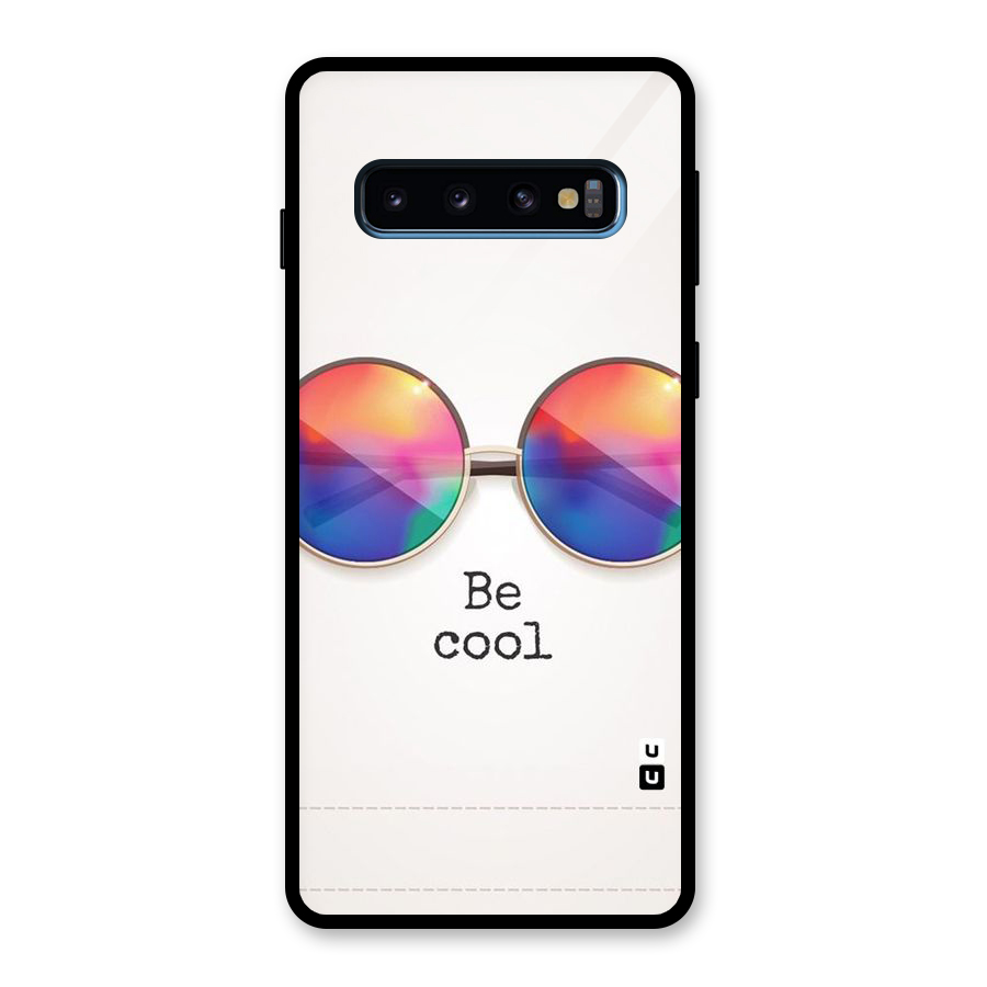 Be Cool Glass Back Case for Galaxy S10