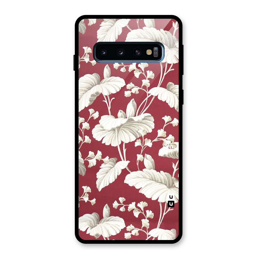 Beautiful Petals Glass Back Case for Galaxy S10