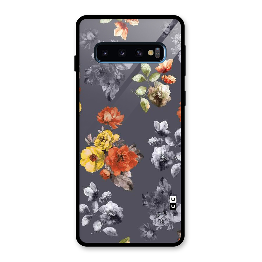 Beauty Art Bloom Glass Back Case for Galaxy S10
