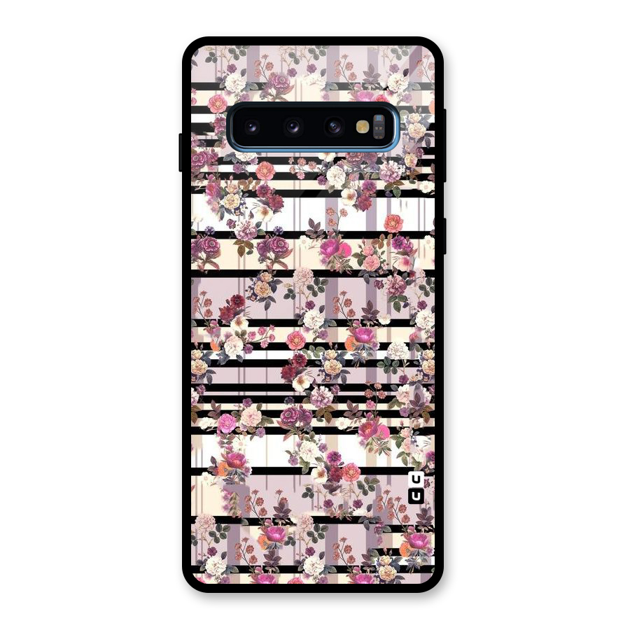 Beauty In Floral Glass Back Case for Galaxy S10