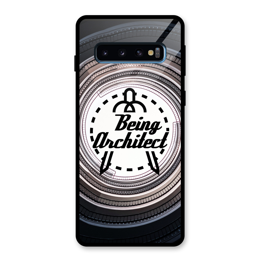 Being Architect Glass Back Case for Galaxy S10