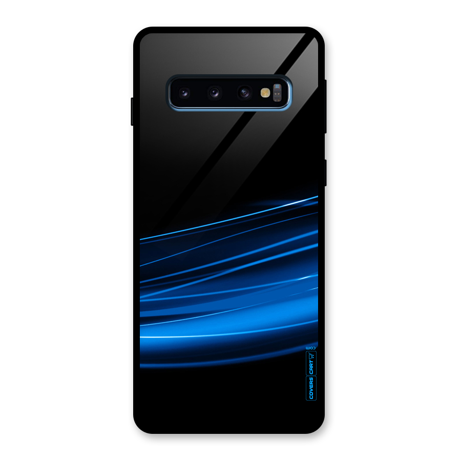 Blue Flow Glass Back Case for Galaxy S10