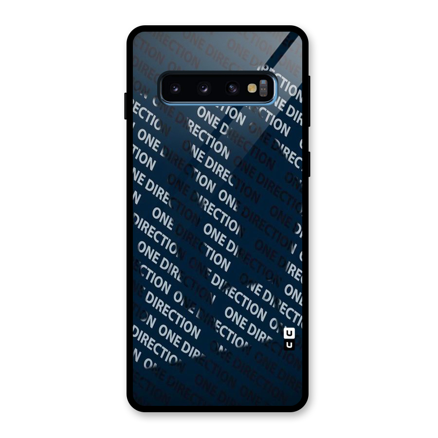 Blue Way Glass Back Case for Galaxy S10