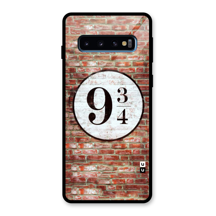 Brick Bang Glass Back Case for Galaxy S10