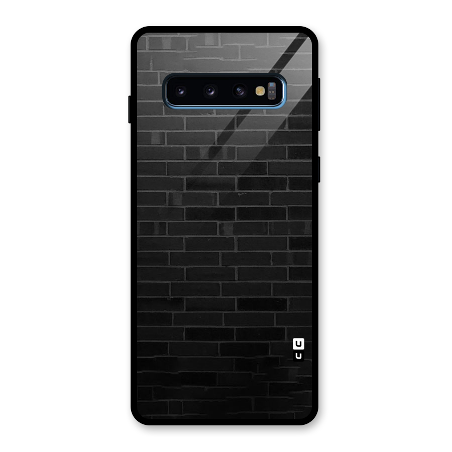 Brick Wall Glass Back Case for Galaxy S10