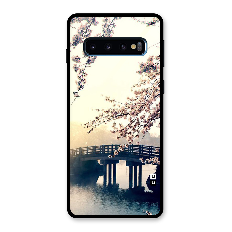 Bridge Blossom Glass Back Case for Galaxy S10