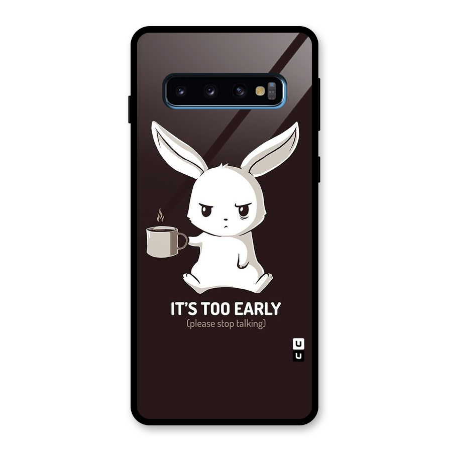 Bunny Early Glass Back Case for Galaxy S10