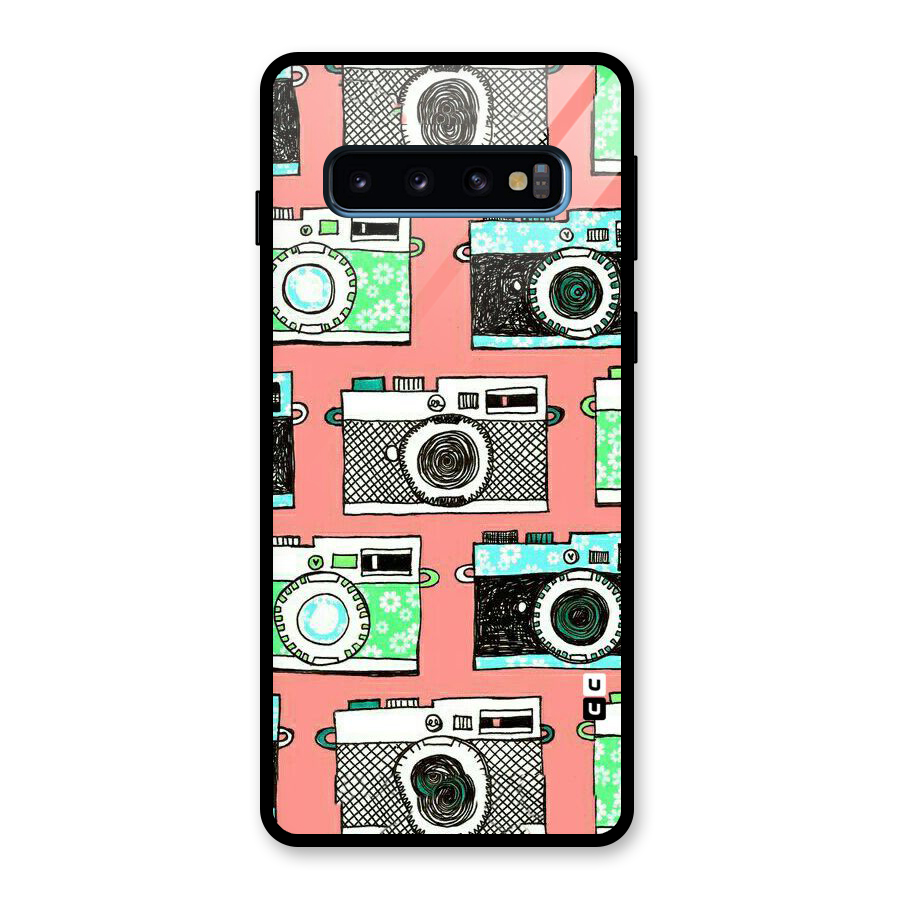 Cam Art Loving Glass Back Case for Galaxy S10