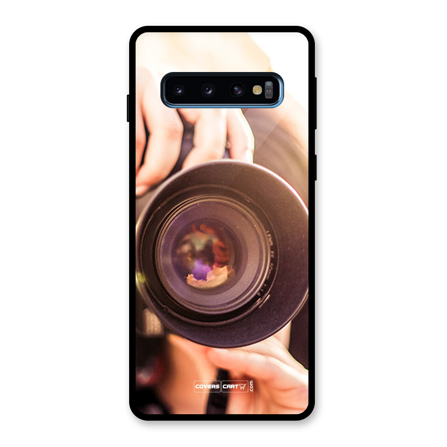 Camera Lovers Glass Back Case for Galaxy S10