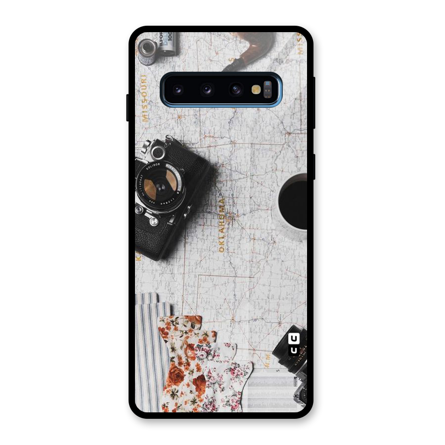 Camera Smoky Pipe Glass Back Case for Galaxy S10