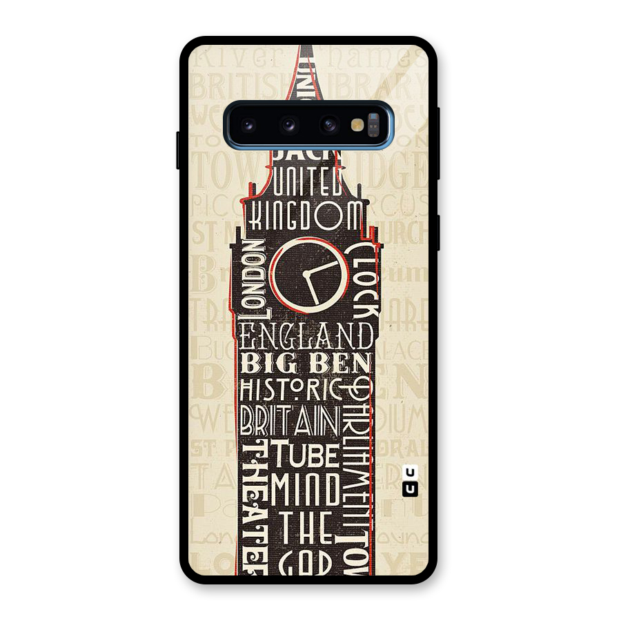 Cap City Design Glass Back Case for Galaxy S10