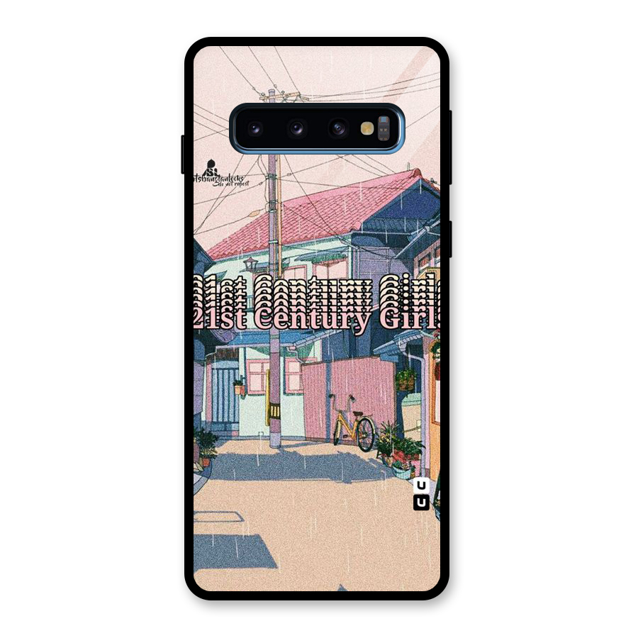 Century Girls Glass Back Case for Galaxy S10