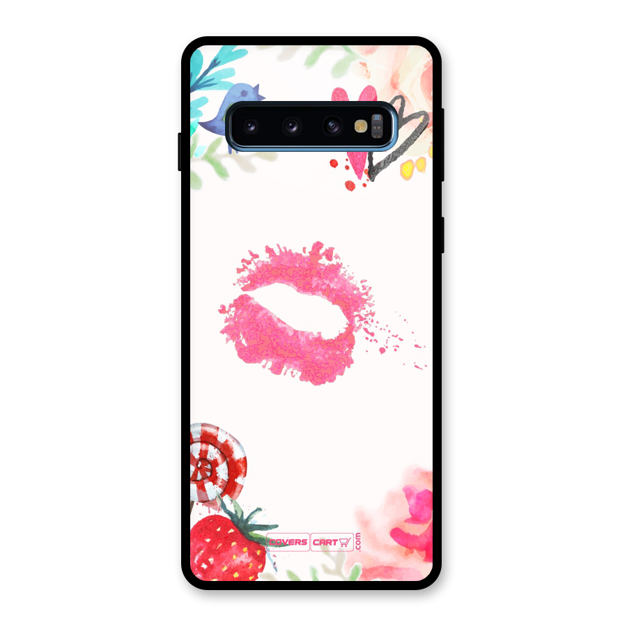 Chirpy Glass Back Case for Galaxy S10