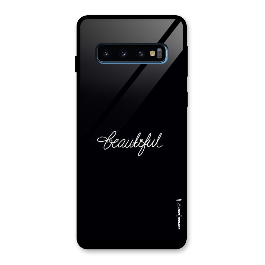 Classic Beautiful Glass Back Case for Galaxy S10