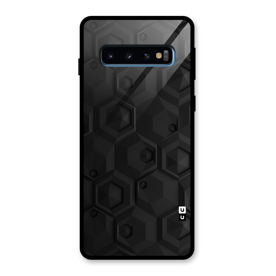 Classic Hexa Glass Back Case for Galaxy S10