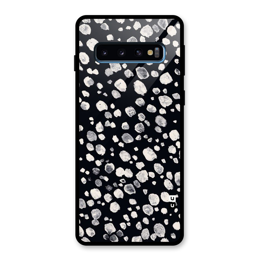 Classic Rocks Pattern Glass Back Case for Galaxy S10