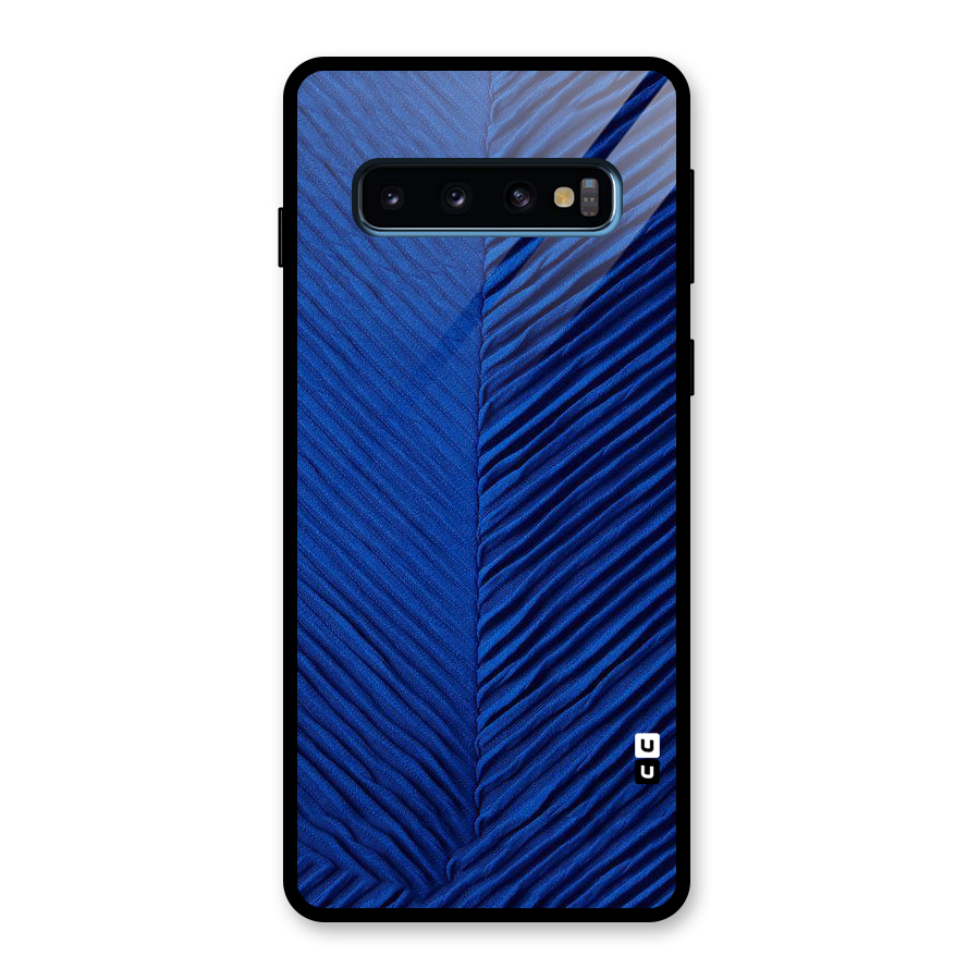 Classy Blues Glass Back Case for Galaxy S10