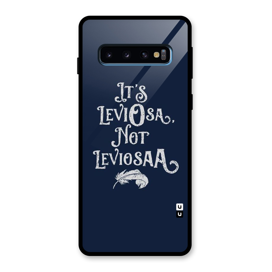Correction Feather Glass Back Case for Galaxy S10