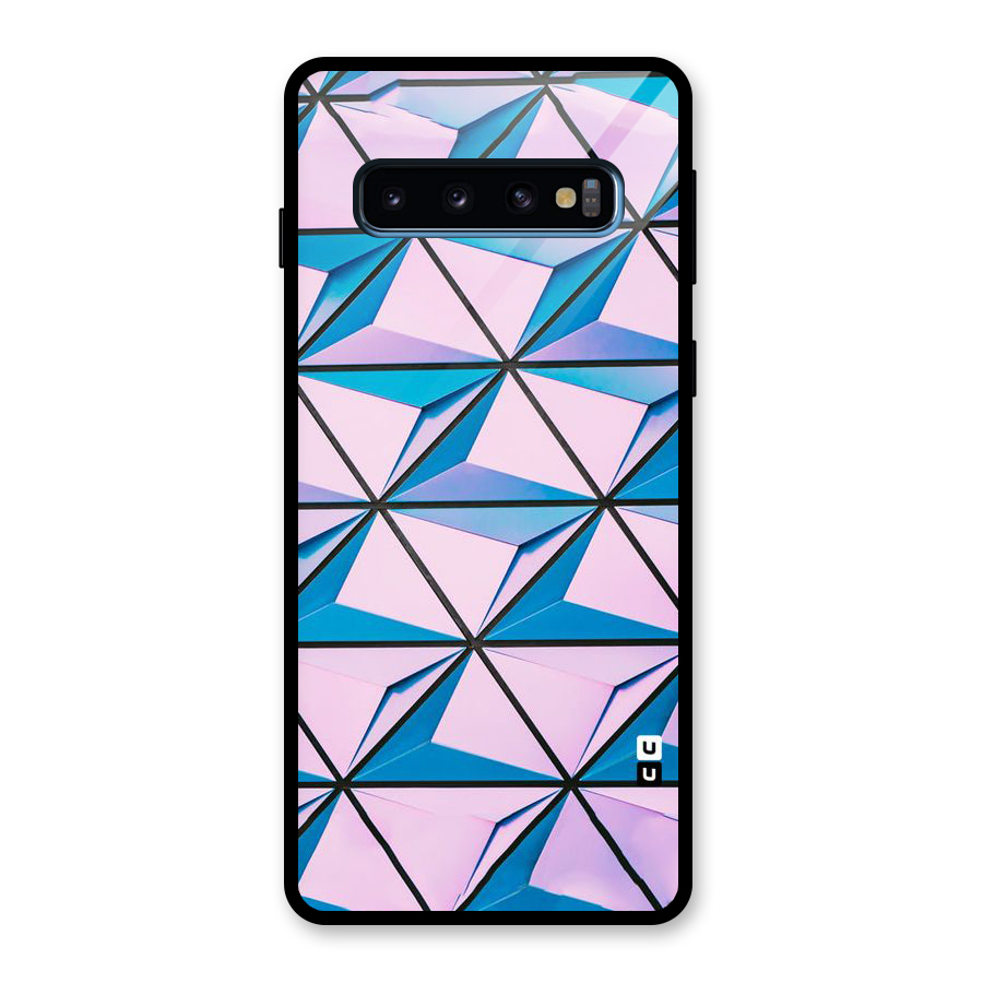 Crystal Abstract Glass Back Case for Galaxy S10