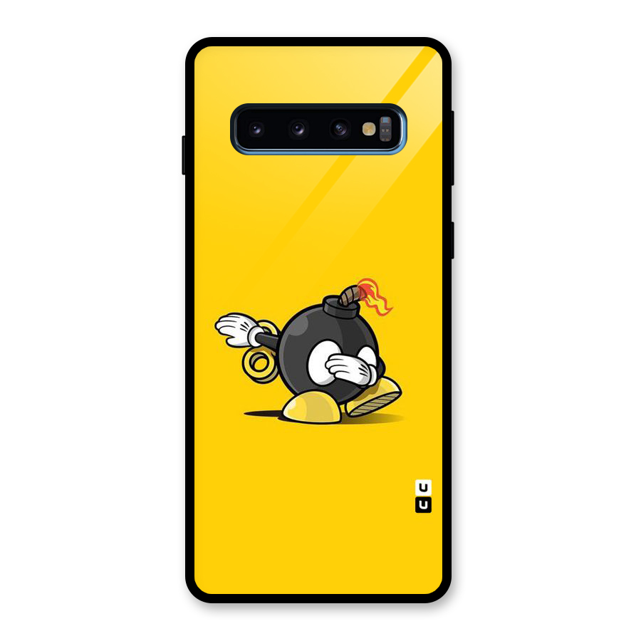 Dab Bomb Glass Back Case for Galaxy S10