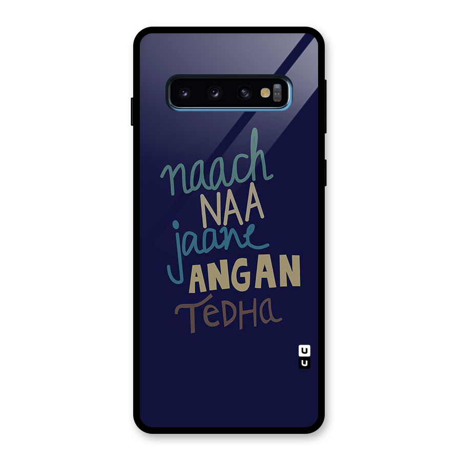 Dance Words Glass Back Case for Galaxy S10