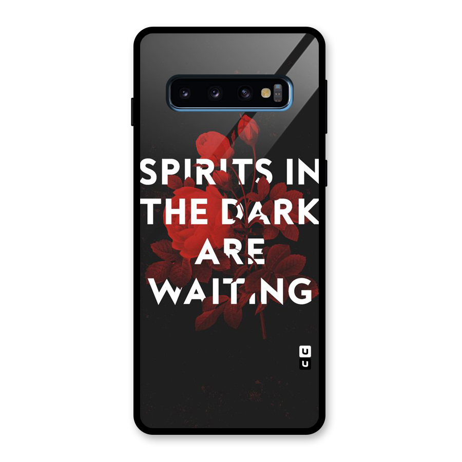 Dark Spirits Glass Back Case for Galaxy S10