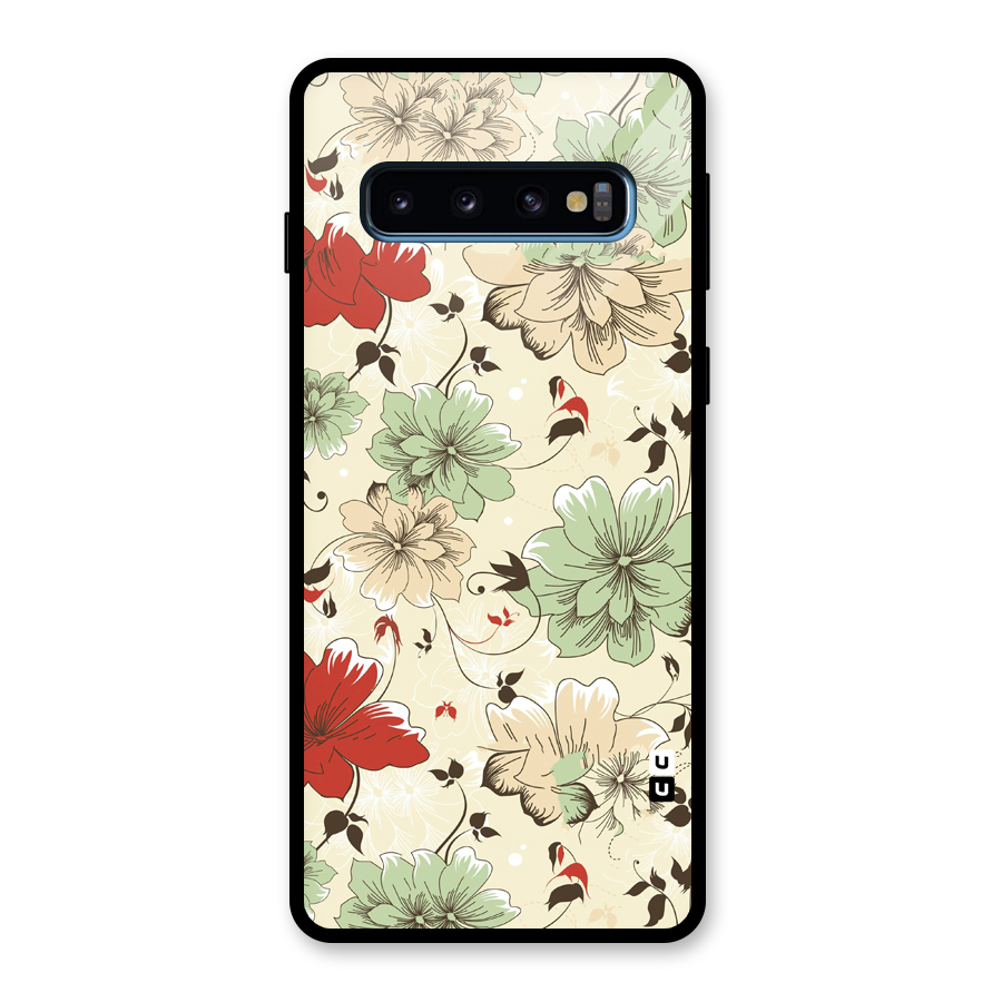 Decent Design Glass Back Case for Galaxy S10
