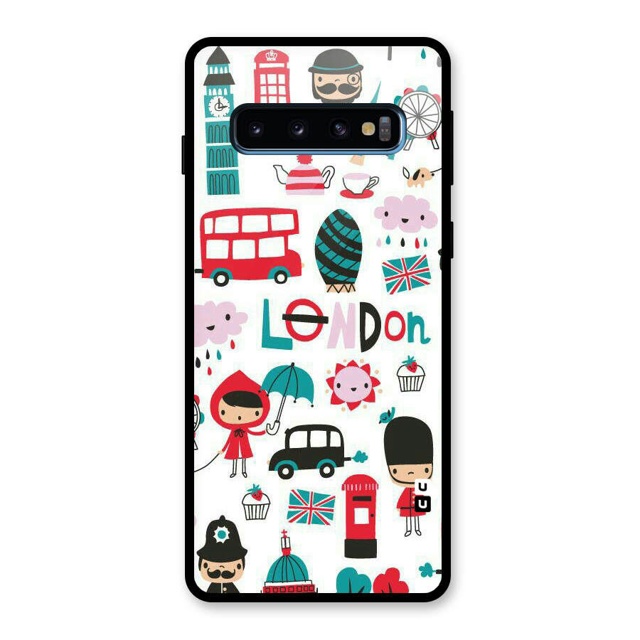 Double Decker Glass Back Case for Galaxy S10