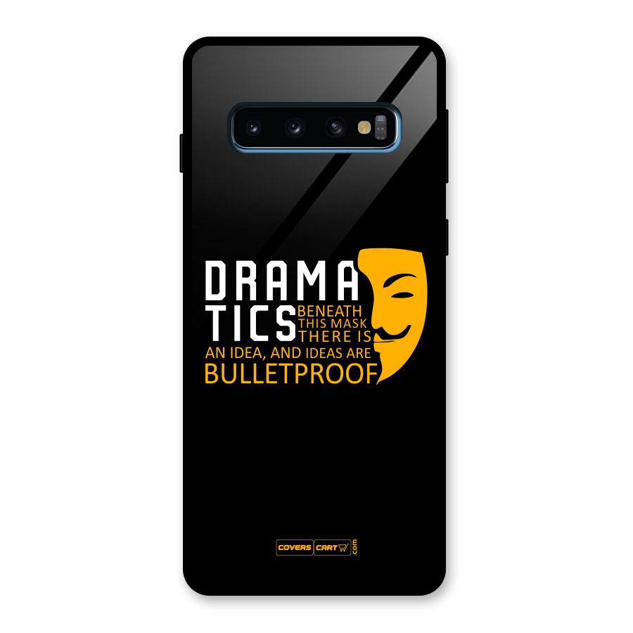 Dramatics Glass Back Case for Galaxy S10