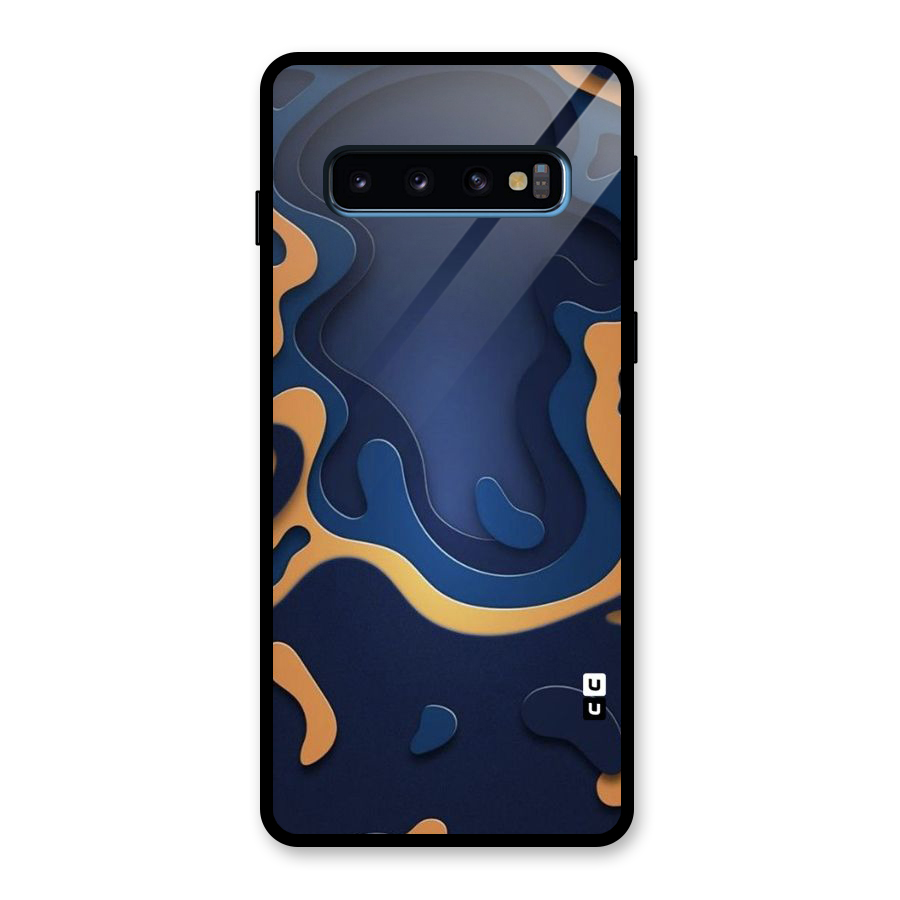 Drops Flow Glass Back Case for Galaxy S10