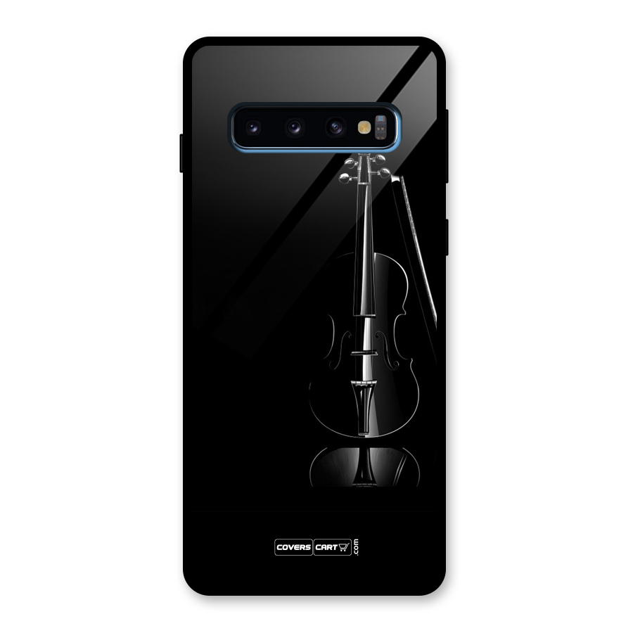 Elegant Violin Glass Back Case for Galaxy S10