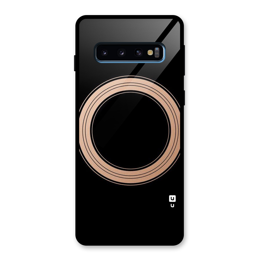 Elite Circle Glass Back Case for Galaxy S10