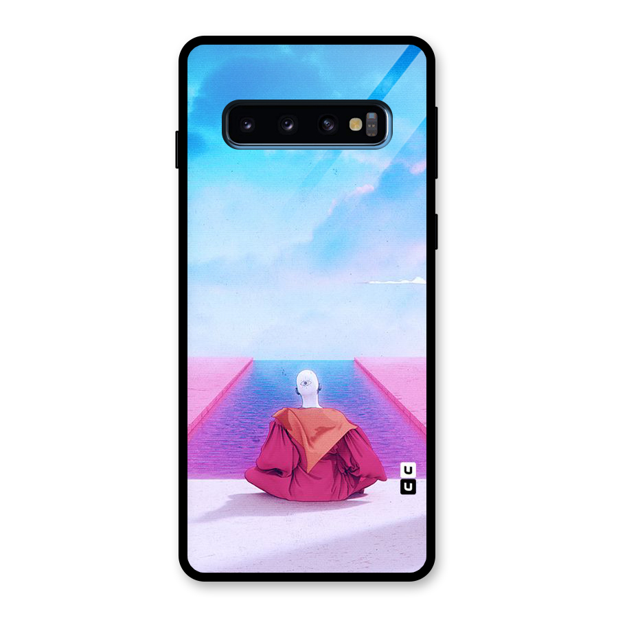 Eye Art Glass Back Case for Galaxy S10