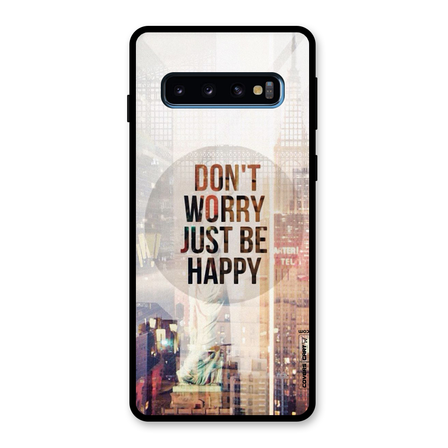 Feel Lively Glass Back Case for Galaxy S10