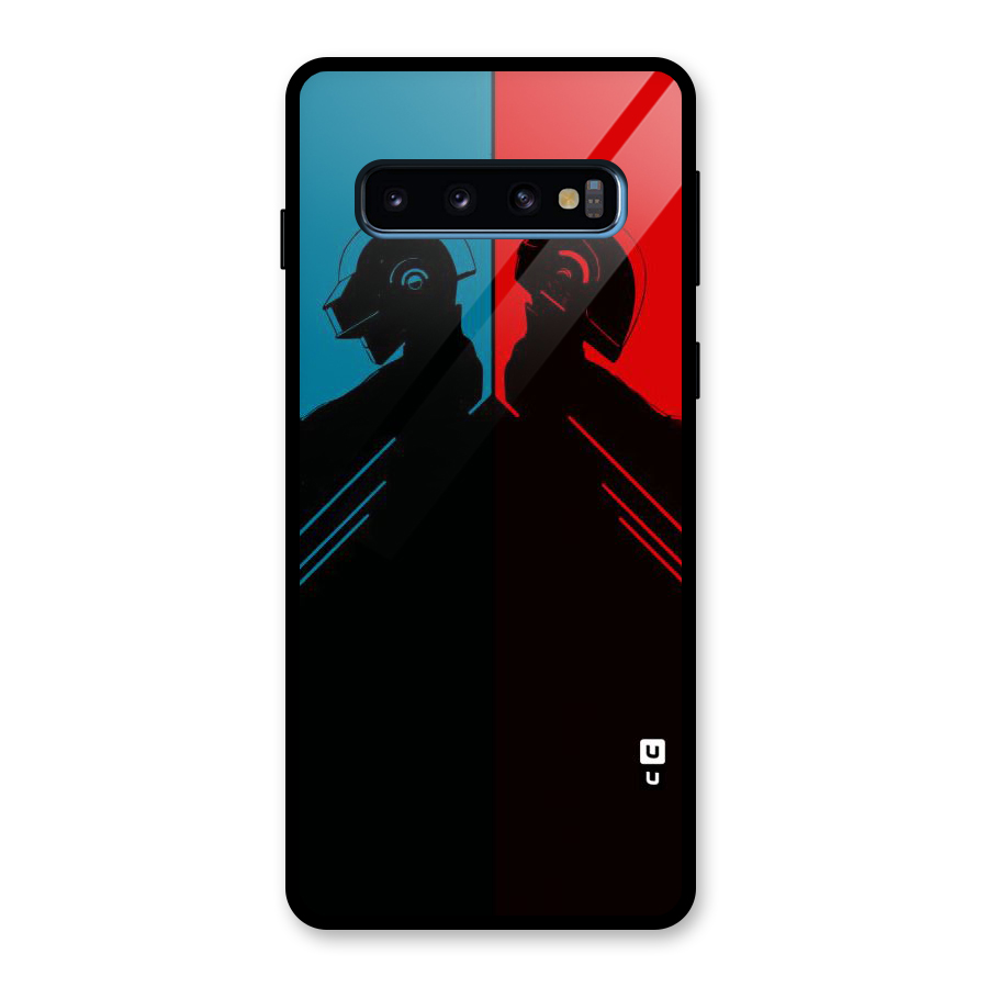 Fight Colours Glass Back Case for Galaxy S10