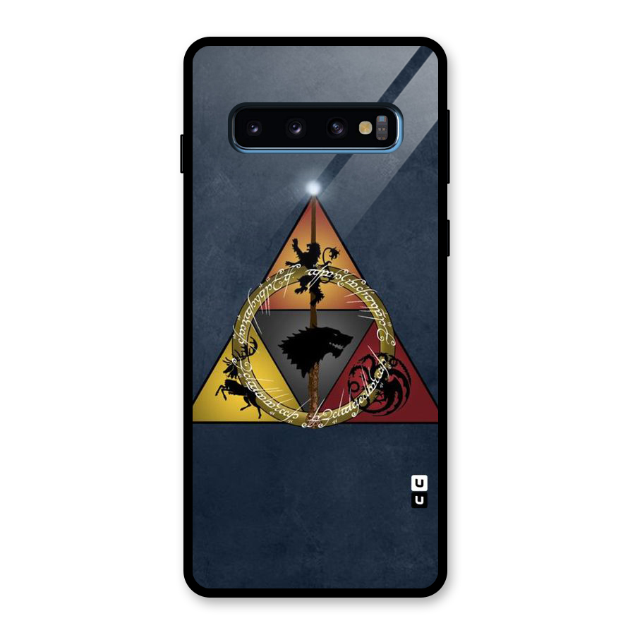 Fight For Crown Glass Back Case for Galaxy S10