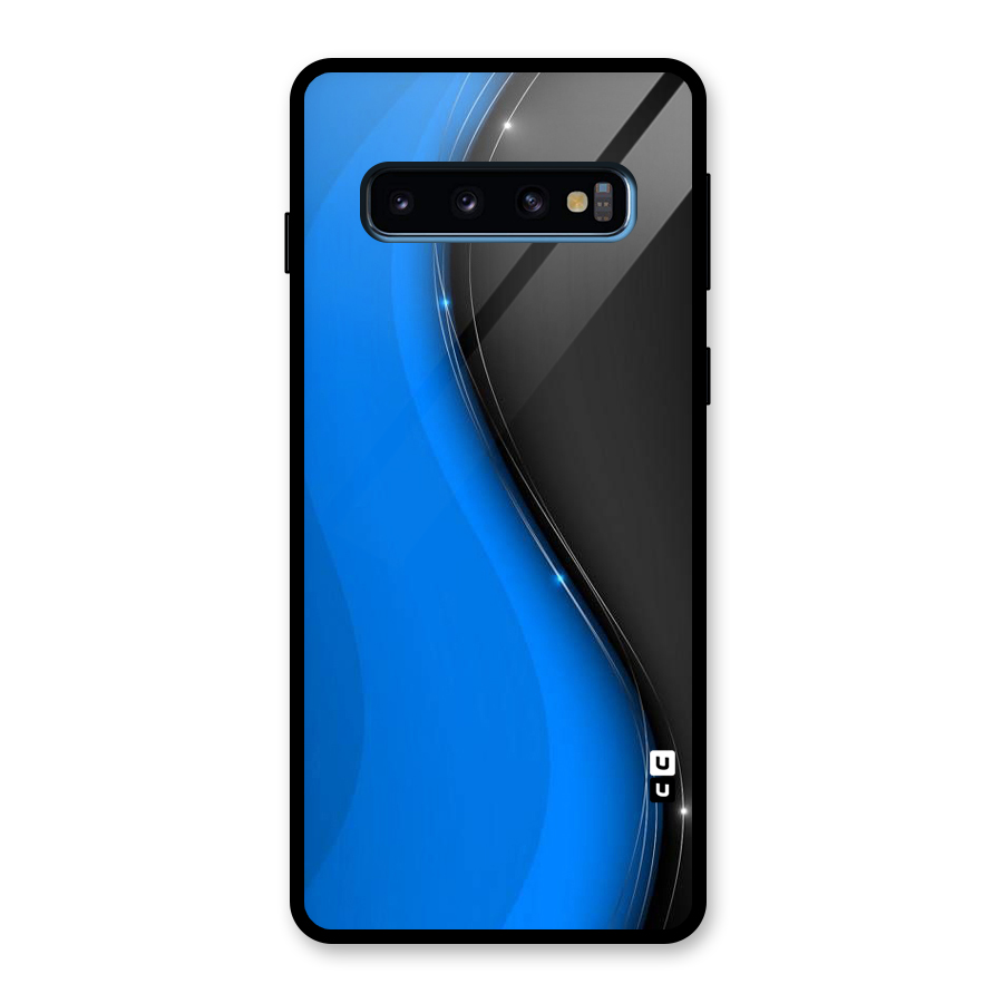 Flowing Colors Glass Back Case for Galaxy S10