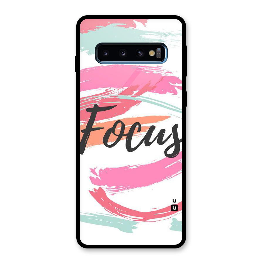 Focus Colours Glass Back Case for Galaxy S10