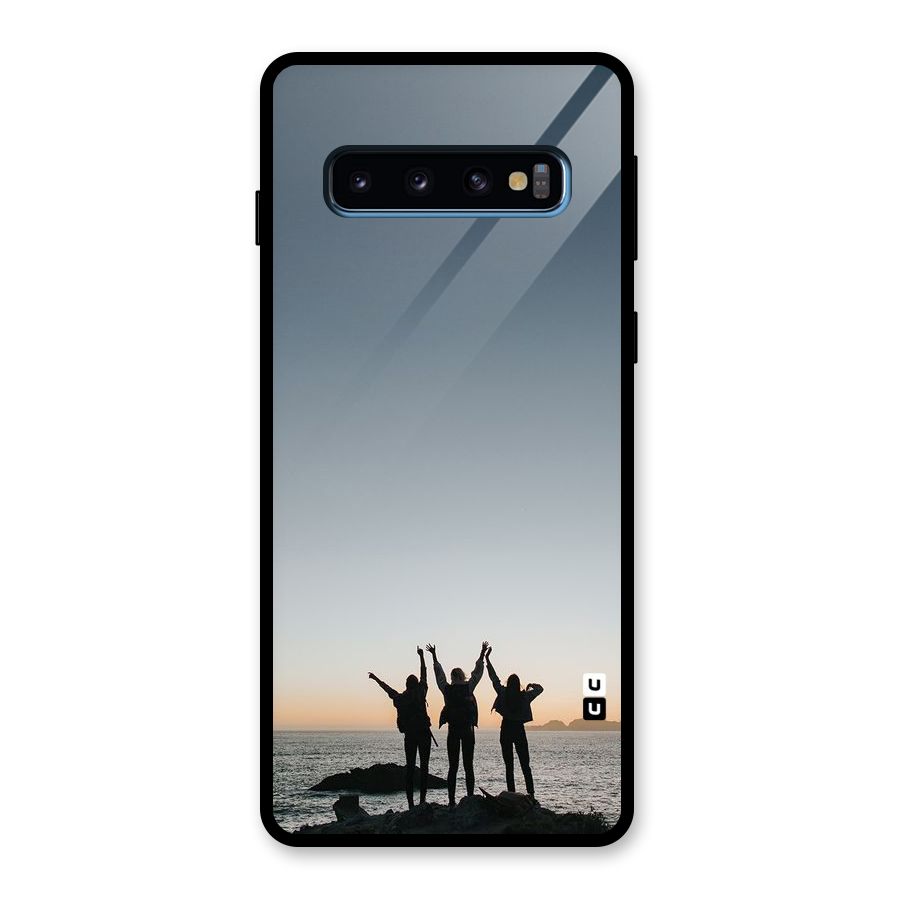 Friendship Glass Back Case for Galaxy S10