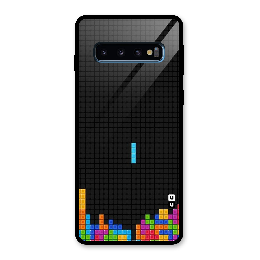 Game Play Glass Back Case for Galaxy S10