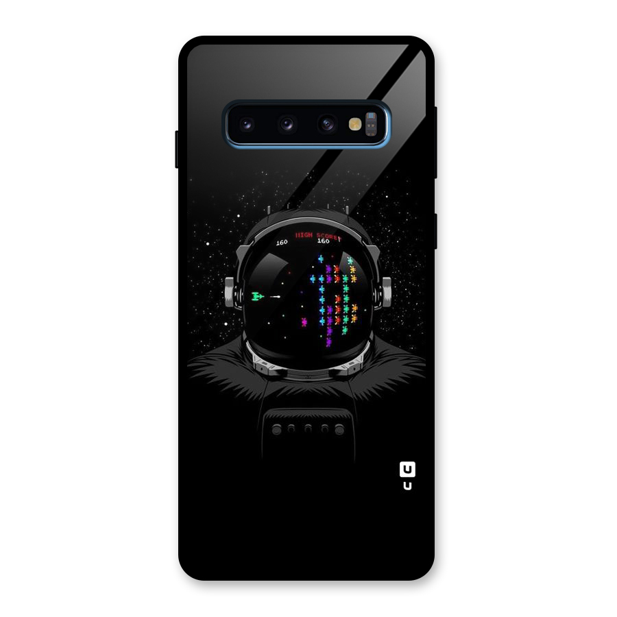 Gamer Head Glass Back Case for Galaxy S10