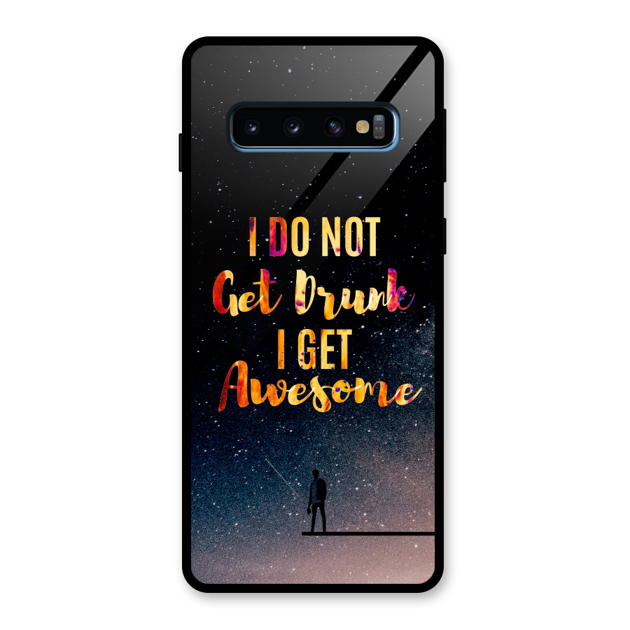 Get Awesome Glass Back Case for Galaxy S10